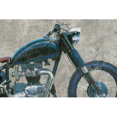 Lets Roll I Grunge Crop by James Wiens - Wrapped Canvas Painting