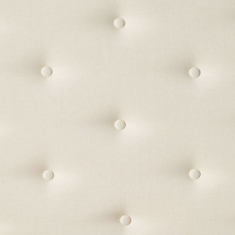 Twin Sized Headboard In , Displaying Exquisite Button Tuft Work Fabric With Contemporary Flair And Gorgeous Tufting