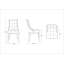 Chaise d'appoint de salle à manger Fifth Avenue-381844763