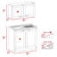 Armoire, ensemble de deux pièces, gris clair-1246535400