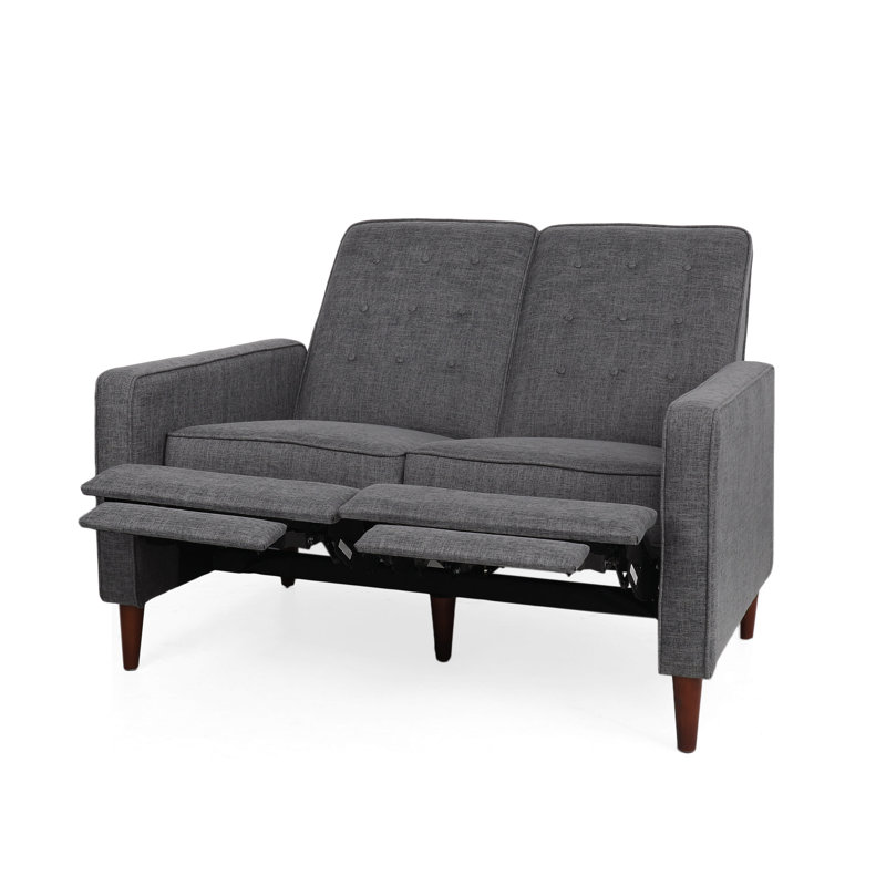 Fauteuil inclinable manuel Annchen, 100 % polyester gris