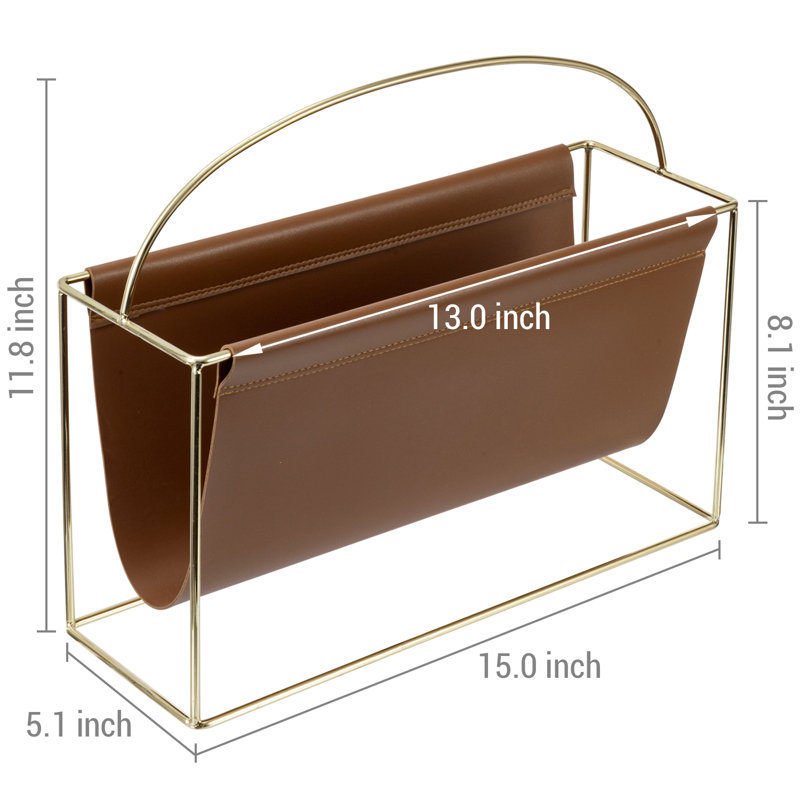 Free Standing Magazine Rack