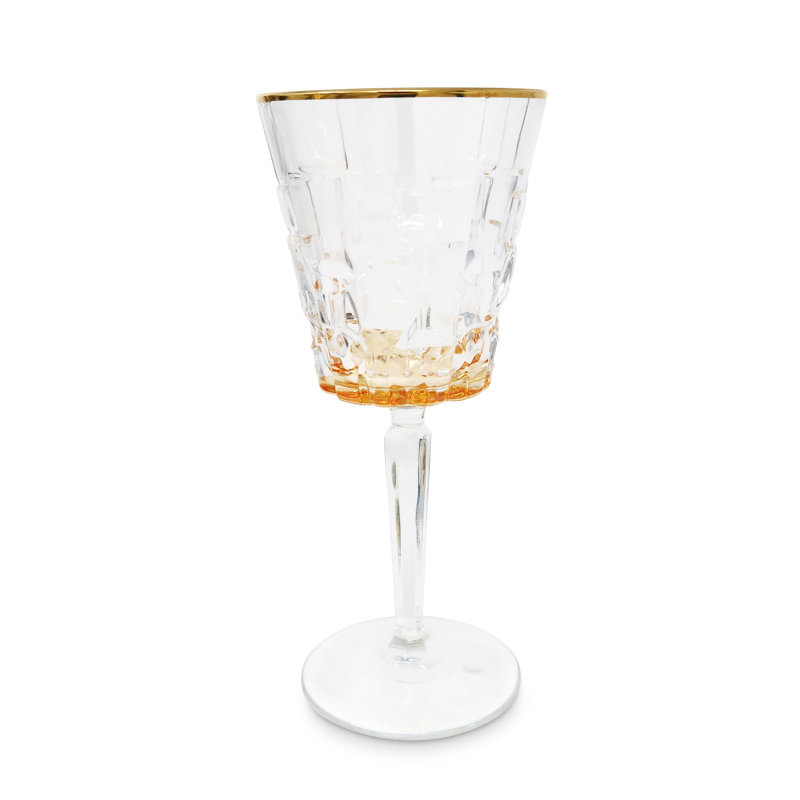 9.5oz. Drinking Glass Set, Gold