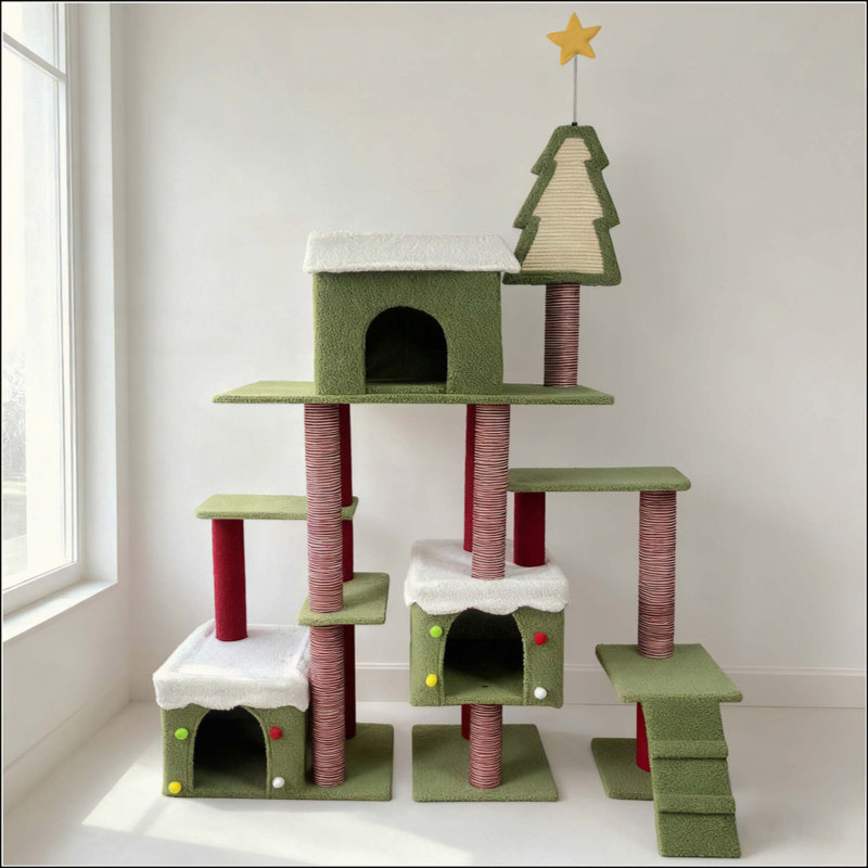 Tour de Noël pour chats d'intérieur