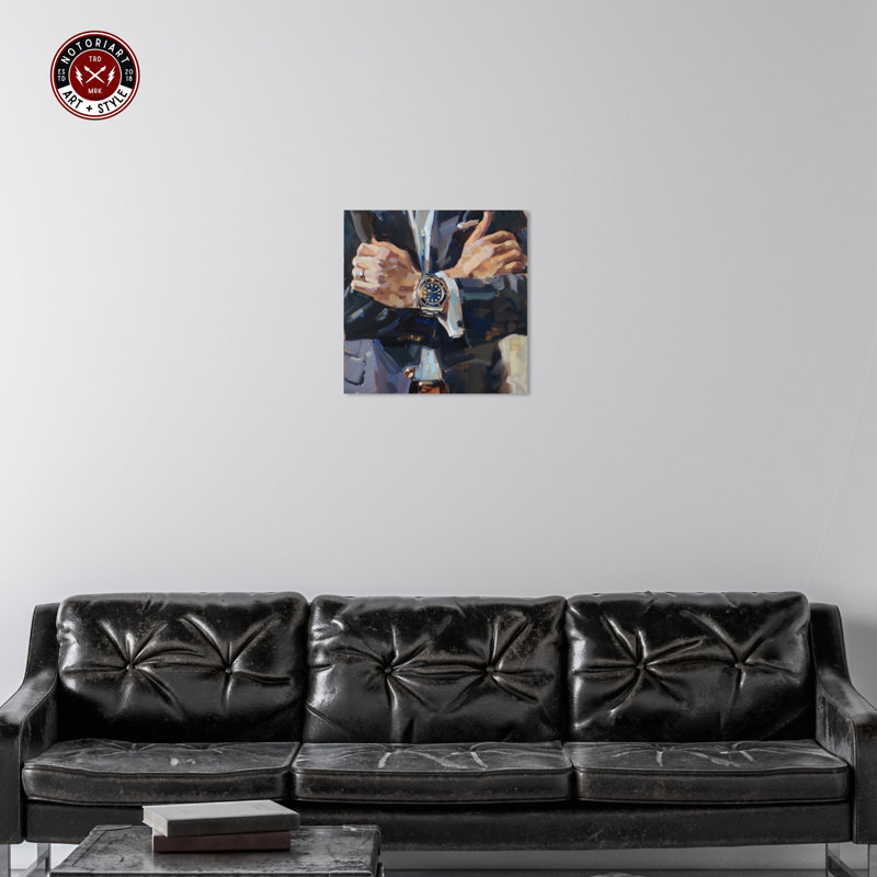 «Notoriart Down To Business», art mural sur toile 1 pièce, Toile tendue, H 20 po x l 20 po