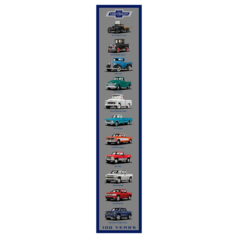 Toile encadrée 100 générations Chevy Truck