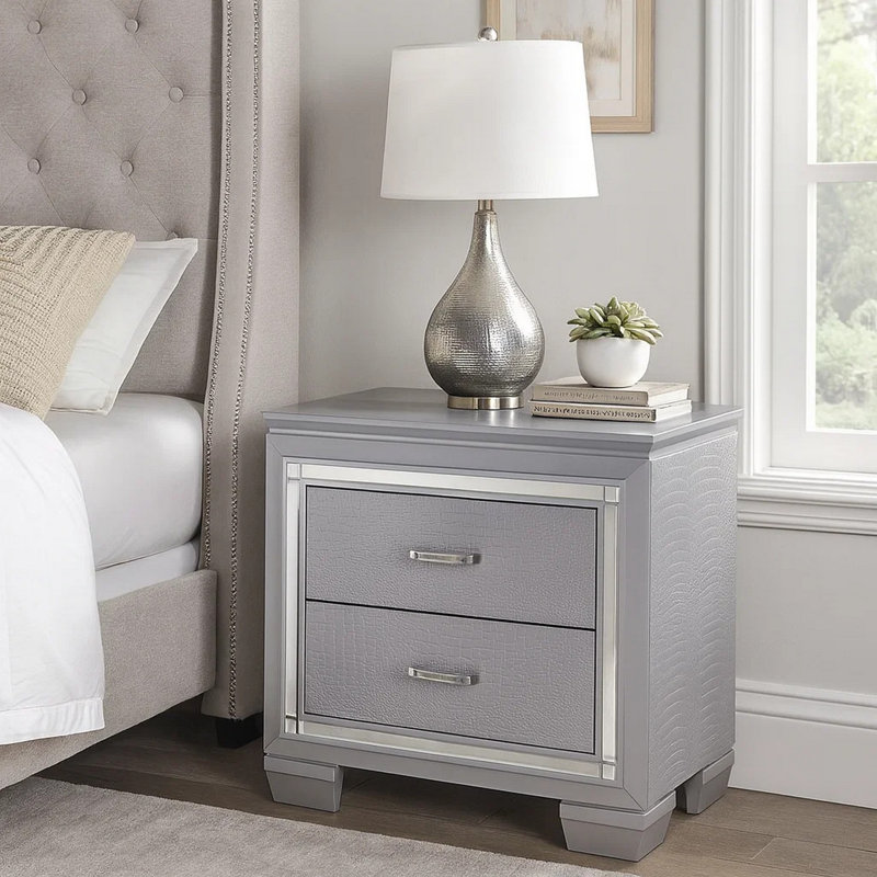 Dayvonne 17.5'' W Solid Wood Nightstand