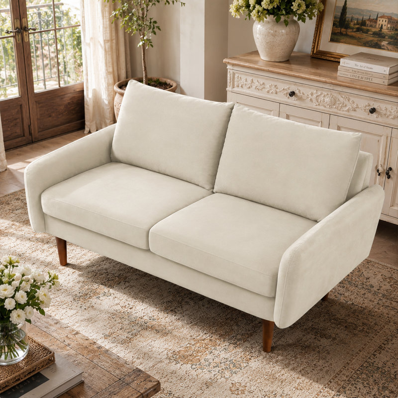 Causeuse Veloria, Beige