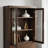 Nordic style solid wood bookcase