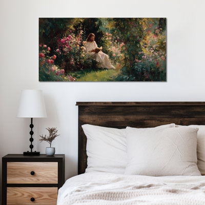  Reproduction d'art sur toile, art mural Jésus
