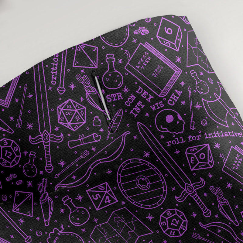 Rideau de douche simple classique RPG, Violet