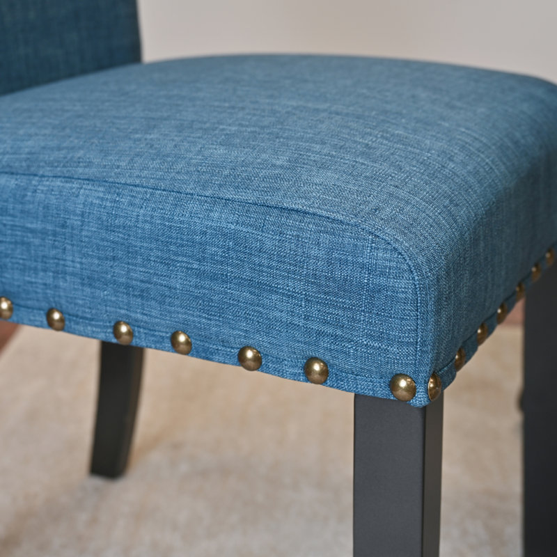 Ensemble de table de salle à manger, table de salle à manger avec chaises, Bleu, 6 pièces: table, 4 chaises, banc