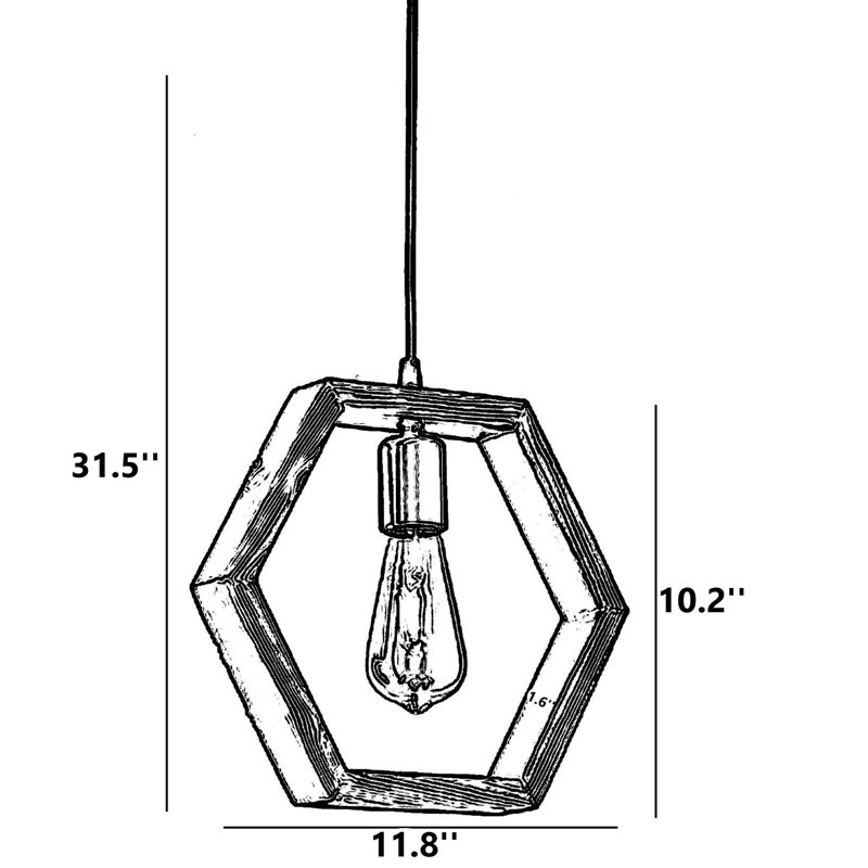 Matix Geometric Chandelier