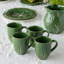 Ensemble de 4 tasses 3D Le Jardin chou vert - Tasses à café et à thé en grès Heirloom Majolica