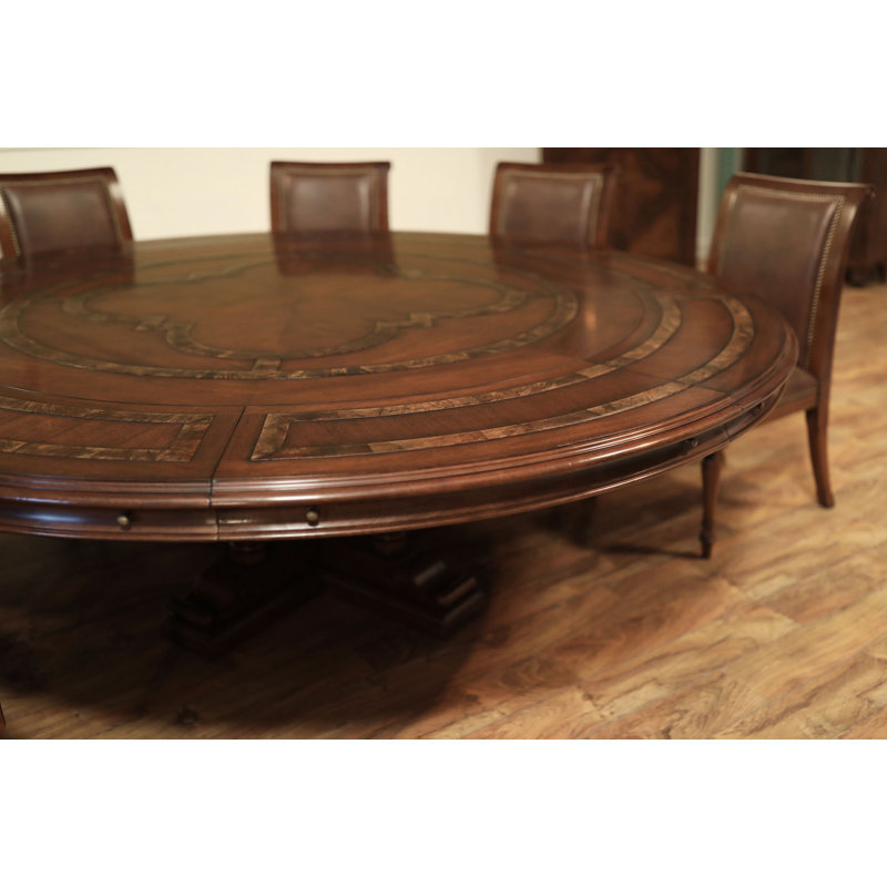 Round Solid Wood Dining Table