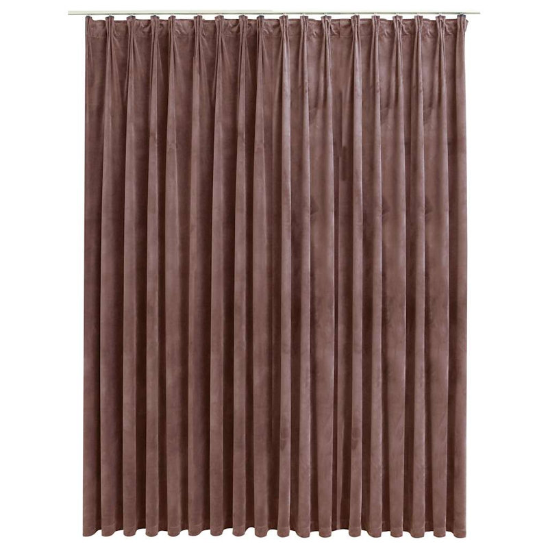 Kattie Blackout Curtain Single Panel, Pink