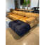 Repose-pieds Bubble - velours bleu nuit