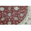 Wool Oriental Area Rug in Rust/Gold/Cream