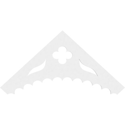 Wellington Signature Urethane Gable Pediment, Primed Tan