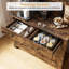 Armoire de rangement pour garde-manger de 63 po avec tiroirs, huche de cuisine et support pour micro-ondes 63 po-961261309