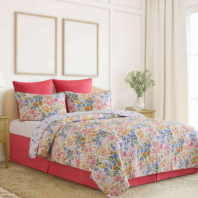 Florian King 3-Piece Quilt Bedding Set