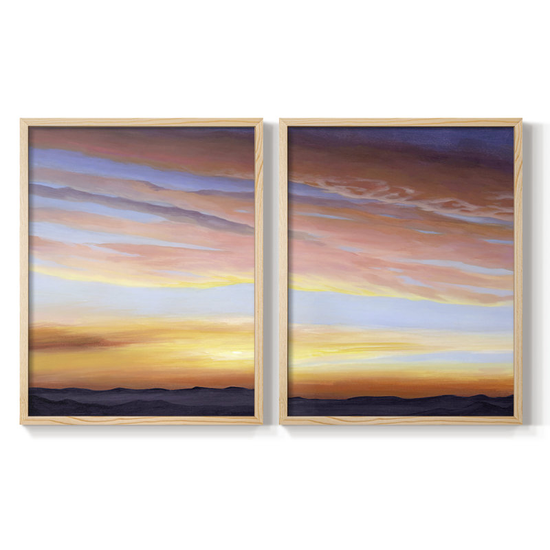Impression encadrée Ignit Dusk I-Premium - prêt à être accroché - aucun clou requis - aucun clou requis