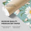 «Floral Daisy Flowers X III», reproduction d'art moderne sans cadre-1036793604