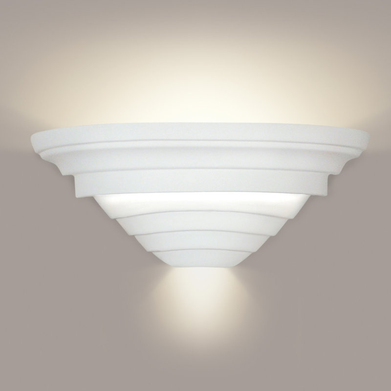 Themis Ceramic Flush Mounted Sconce