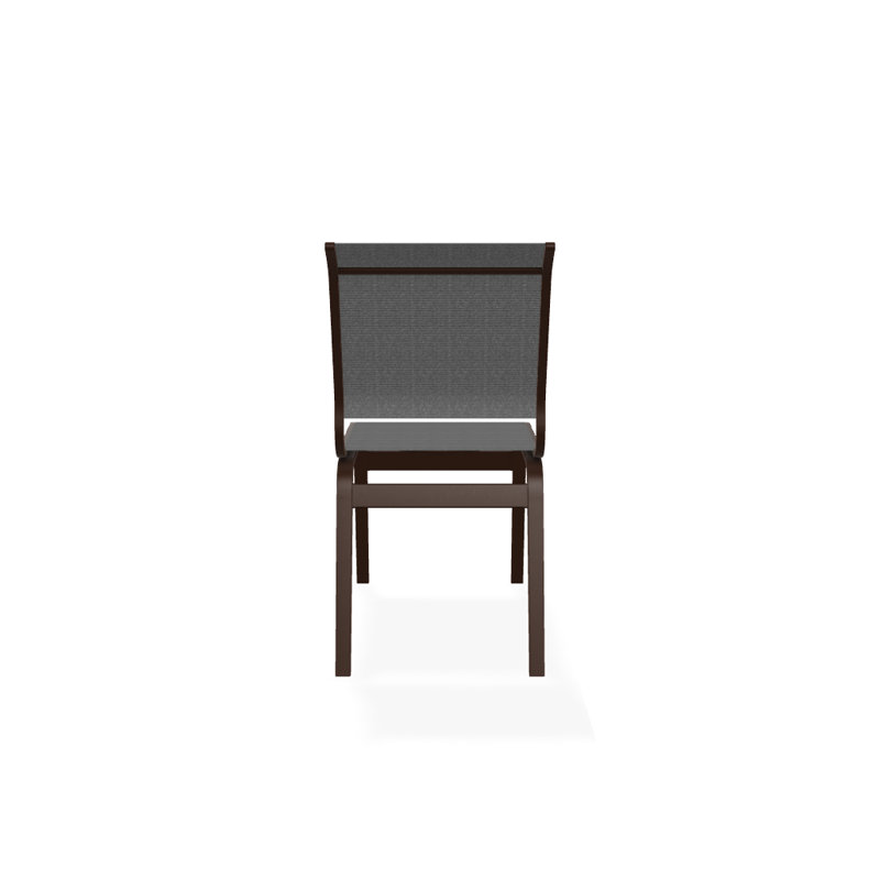 Chaise d'appoint de salle à manger Hiraku, Titane Sunbrella®, Kona texturé