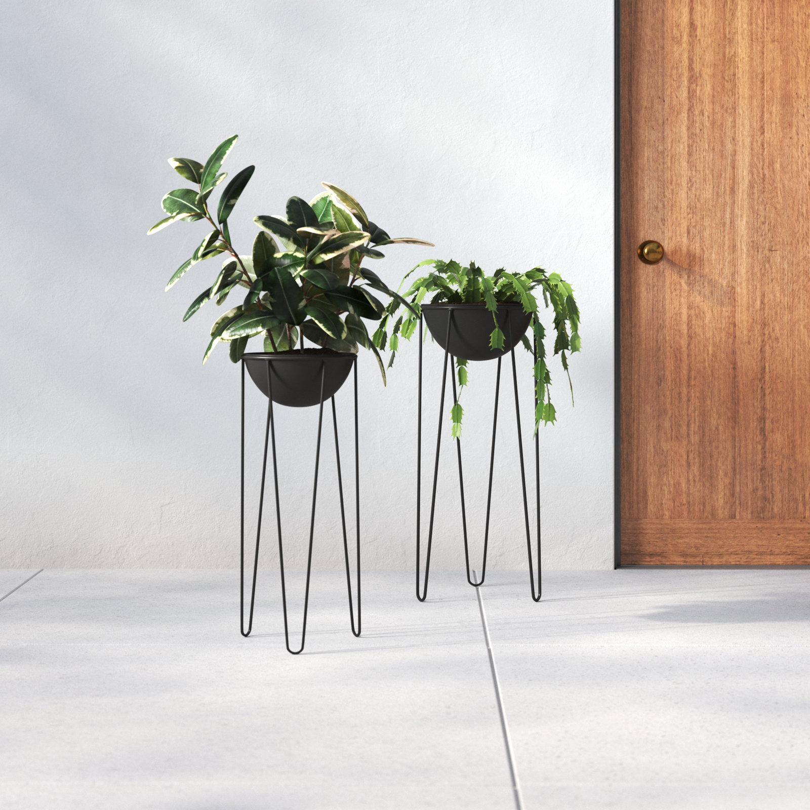 Magnola Metal Pot Planter - Set of 2