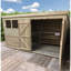 Klutsch 5 ft. W x 14 ft. D Solid Wood Tongue & Groove Pent Storage Shed