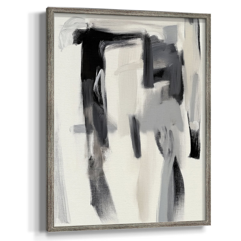 ABSTRACT Series DCC-III, reproduction encadrée - bois massif, H 30 po x l 24 po