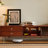 Retro solid wood storage TV cabinet