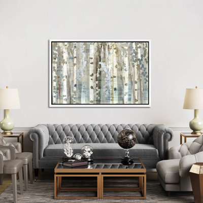 Birch Wood Meadow by Susan Jill - Print on Canvas