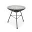 Table d'appoint en verre trempé avec base polyvalente - Mobilier d'extérieur