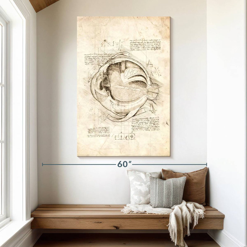 Keiri Human Eye Anatomy, 51" H x 34" W