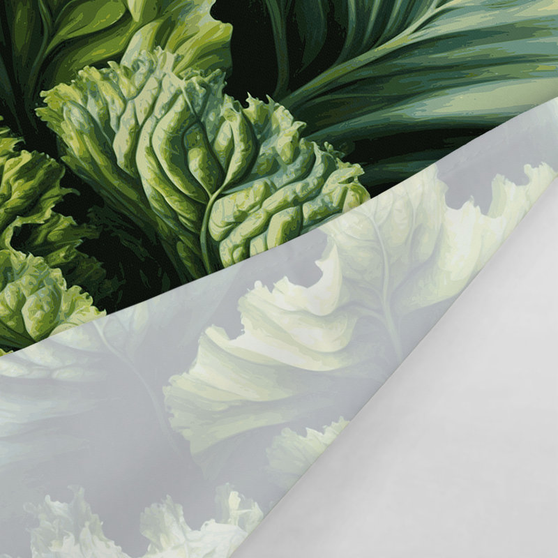 Tapisserie murale de légumes et d'escarole, 68 po x 80 po