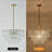 Aurthur 6-Light Modern Tiered Chandelier