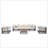 Sujei 6 - Person Patio Conversation Set with Cushions-507587213-507587214