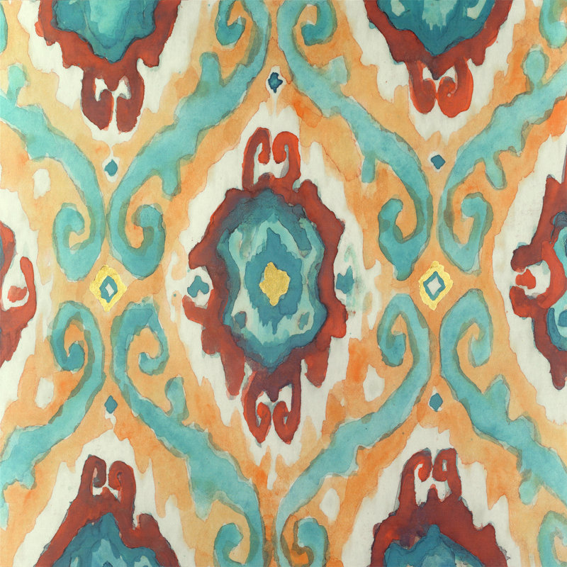Toile Ikat 3 - Toile tendue, peinture sur toile