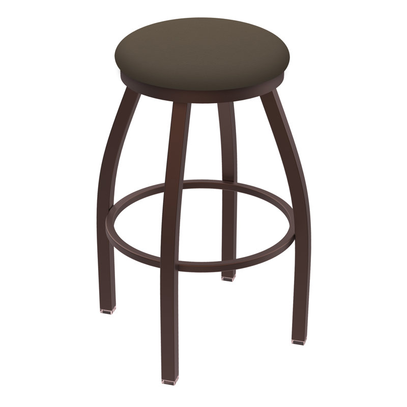 Tabouret pivotant Cragin XL802, Bronze, Vinyle - naturel Canter, Très haut (assise de 36 po de hauteur)