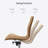 Set of 2 Modern Drafting Chair | Upholstered PU Leather Ribbed Mid Back with Tall Adjustable Base & Leg Rest Swivel, Home, Executive, Conference, Meetings, Armless, No Arms, With Arms-165170556-137215025