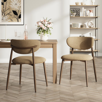 Westhampton Upholstered Dining Chair with Metal Frame