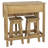 Loveday 2 - Person Pine Solid Wood Top Four Leg Dining Set-795641273-795641278-795641279