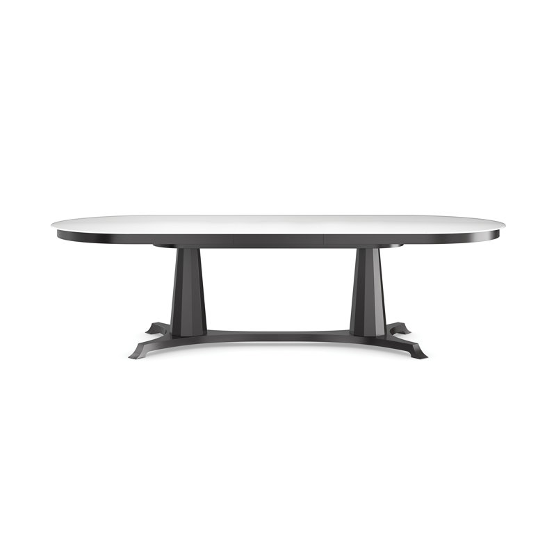 Bordeaux Oval Glass Dining Table