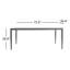 Whitman Metal Dining Table-422019866