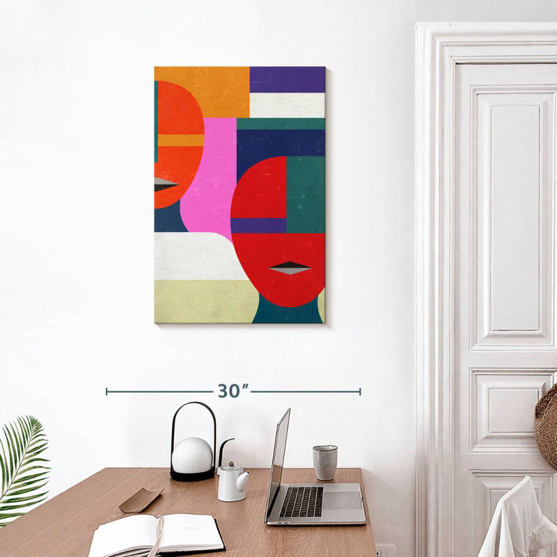 Avery Geometric Faces, 30" H x 20" W