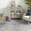 Tapis oriental bleu clair Eustice