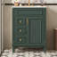 Meuble-lavabo avec 2 tiroirs et tablette réglable-1958227601