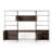Loki 3 Piece Solid Wood Writing Desk Office Set-88337195